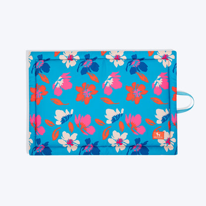 HUFT Summer Bloom Mat For Dog - Blue