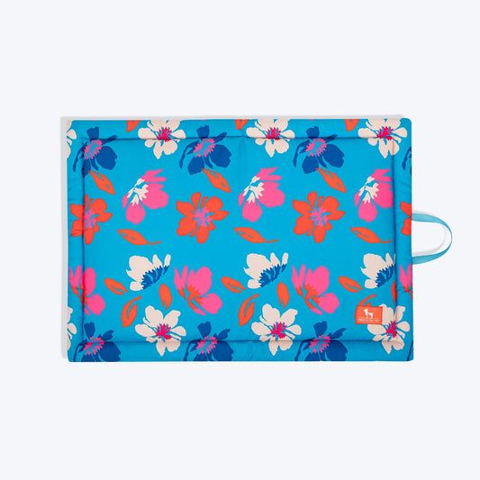 HUFT Summer Bloom Mat For Dog - Blue