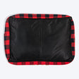 HUFT Love Plaid Lounger Bed For Dog - Red & Black