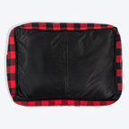 HUFT Love Plaid Lounger Bed For Dog - Red & Black
