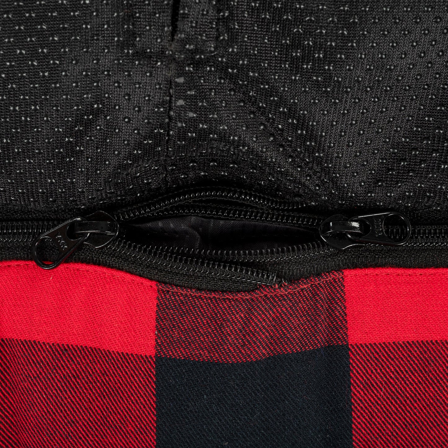 HUFT Love Plaid Lounger Bed For Dog - Red & Black