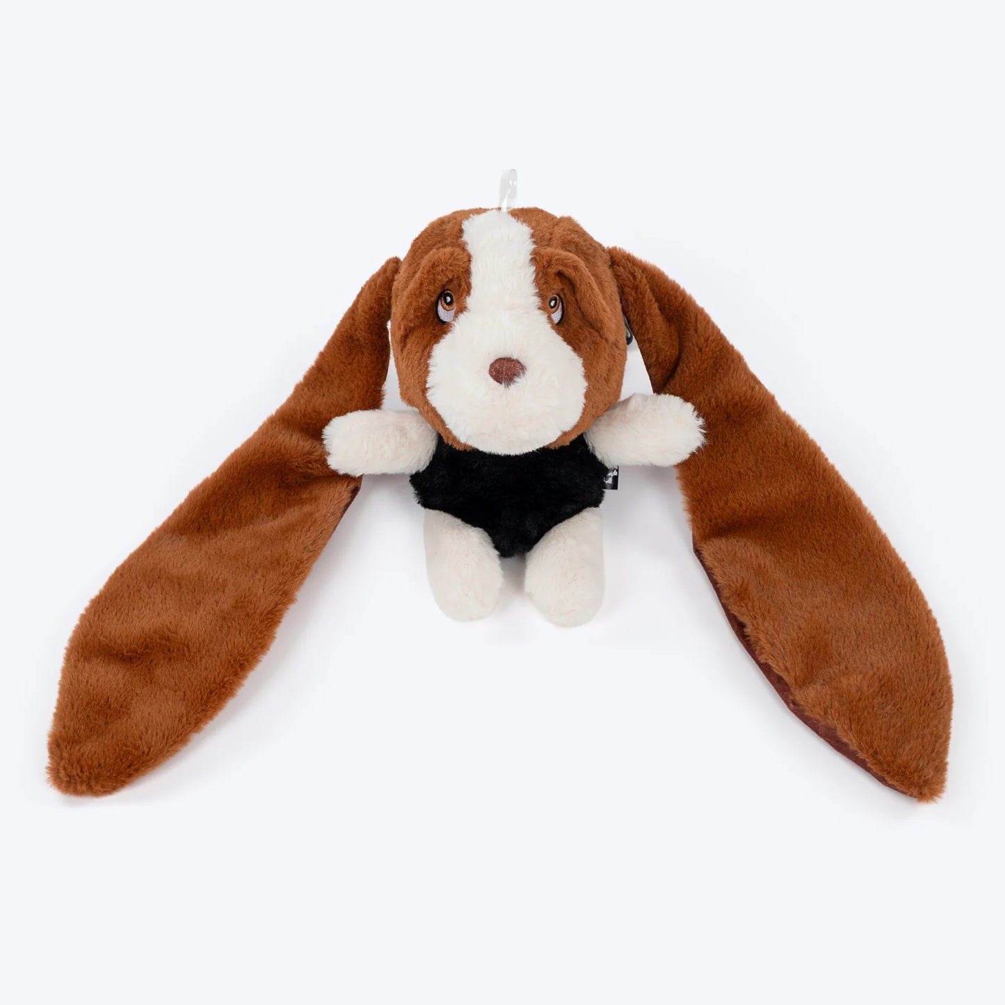 HUFT Larry Long Ears Squeaky Plush Toy for Dog – Brown