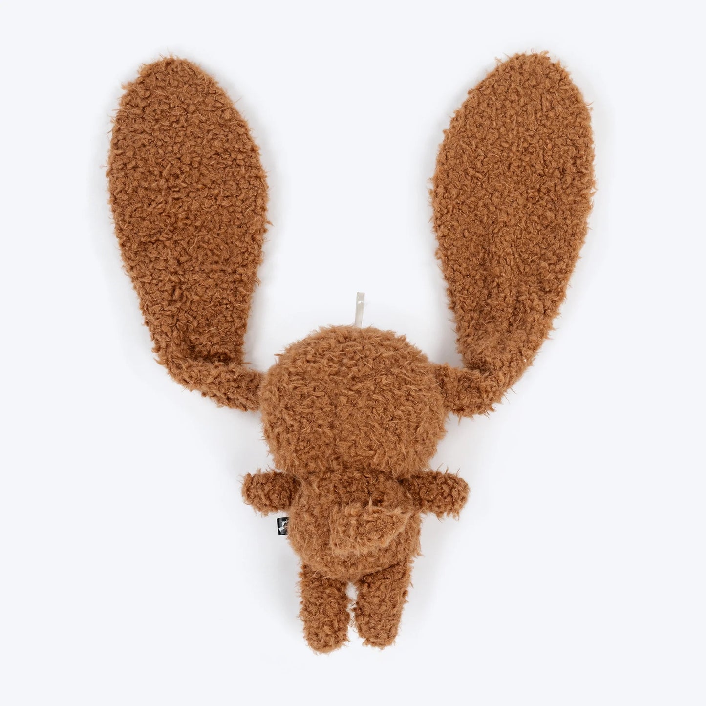 HUFT Louie Long Ears Squeaky Plush Toy for Dog – White & Brown