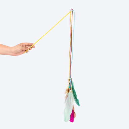HUFT Funny Feathers Wand Toy For Cat