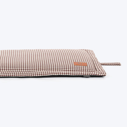 HUFT Cookie Houndstooth Mat For Dog - Brown