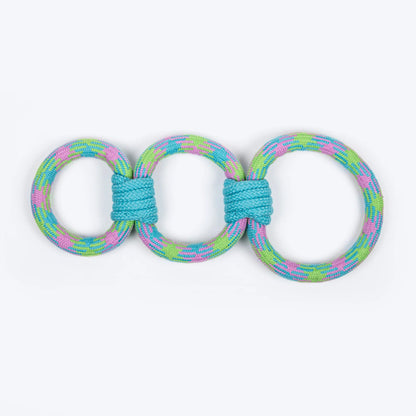 Dash Dog Triple Tugger Rope Toy For Dog - Multicolor