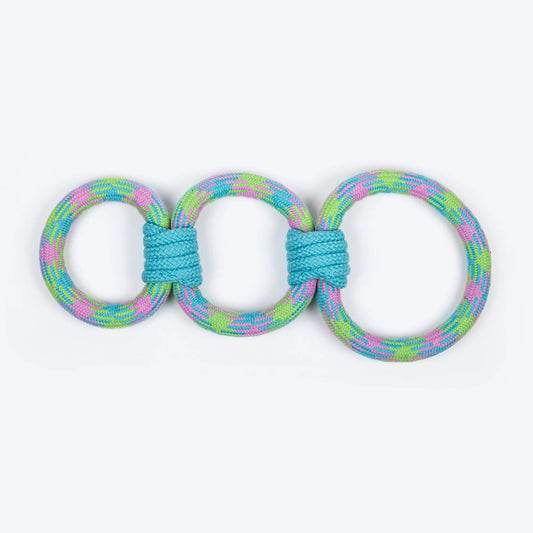 Dash Dog Triple Tugger Rope Toy For Dog - Multicolor