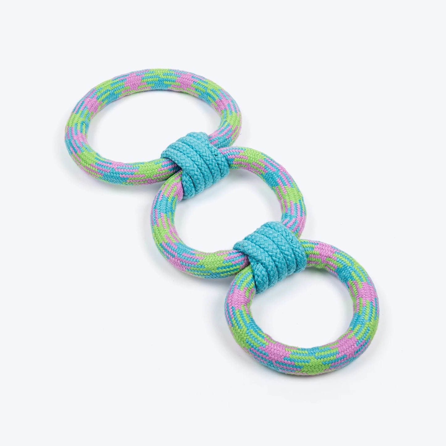 Dash Dog Triple Tugger Rope Toy For Dog - Multicolor