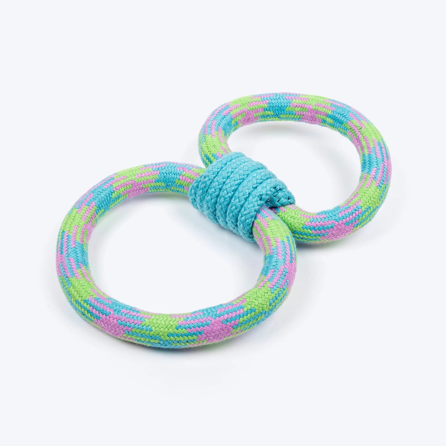 Dash Dog Double Tugger Rope Toy For Dog - Multicolor