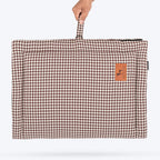 HUFT Cookie Houndstooth Mat For Dog - Brown