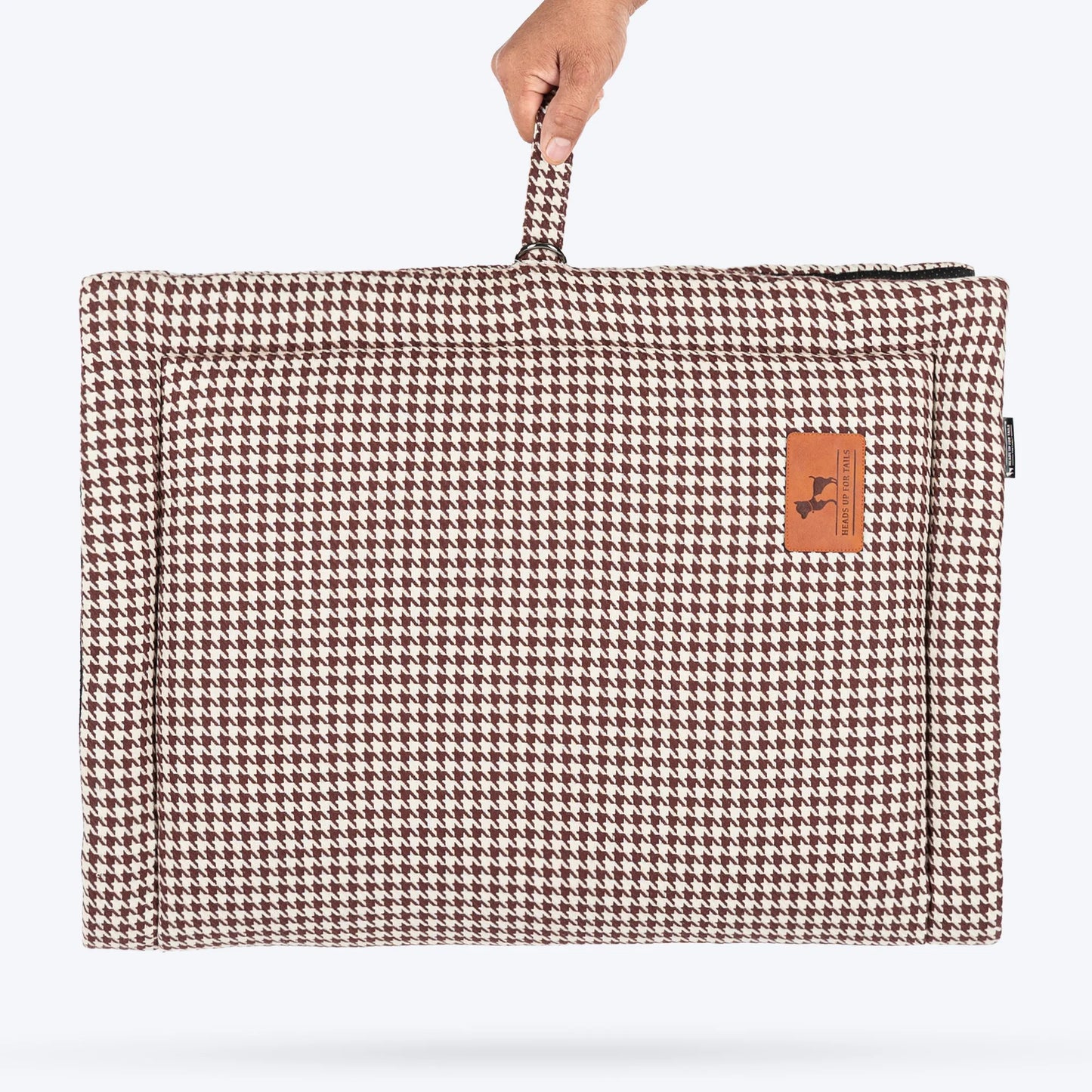 HUFT Cookie Houndstooth Mat For Dog - Brown