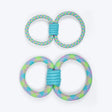 Dash Dog Double Tugger Rope Toy For Dog - Multicolor