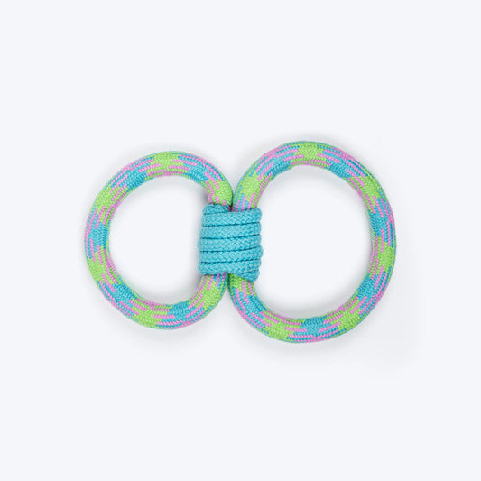 Dash Dog Double Tugger Rope Toy For Dog - Multicolor