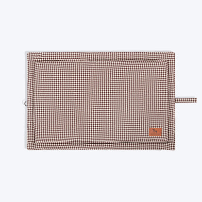 HUFT Cookie Houndstooth Mat For Dog - Brown