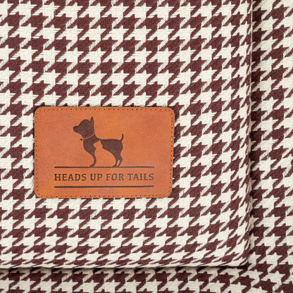 HUFT Cookie Houndstooth Mat For Dog - Brown