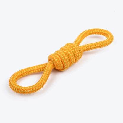 Dash Dog Tugster Rope Toy For Dog - Yellow & Orange