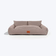 HUFT Cookie Houndstooth Lounger Bed For Dog - Brown