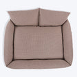 HUFT Cookie Houndstooth Lounger Bed For Dog - Brown