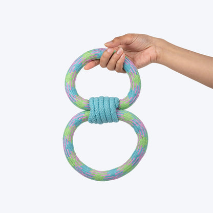 Dash Dog Double Tugger Rope Toy For Dog - Multicolor