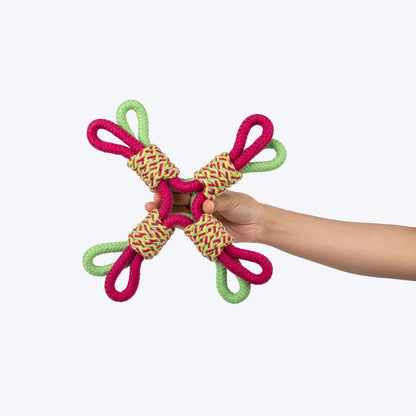 Dash Dog Super Looper Rope Toy For Dog - Multicolor