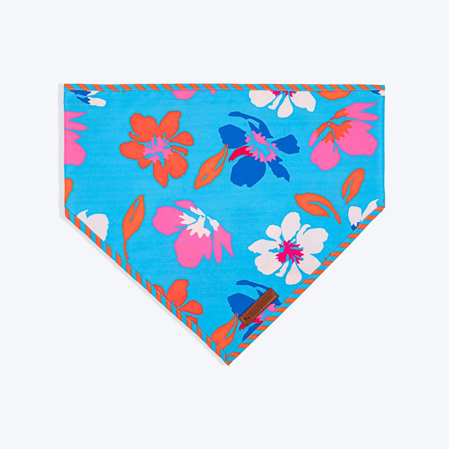 HUFT Summer Bloom Knot Bandana For Dog - Blue