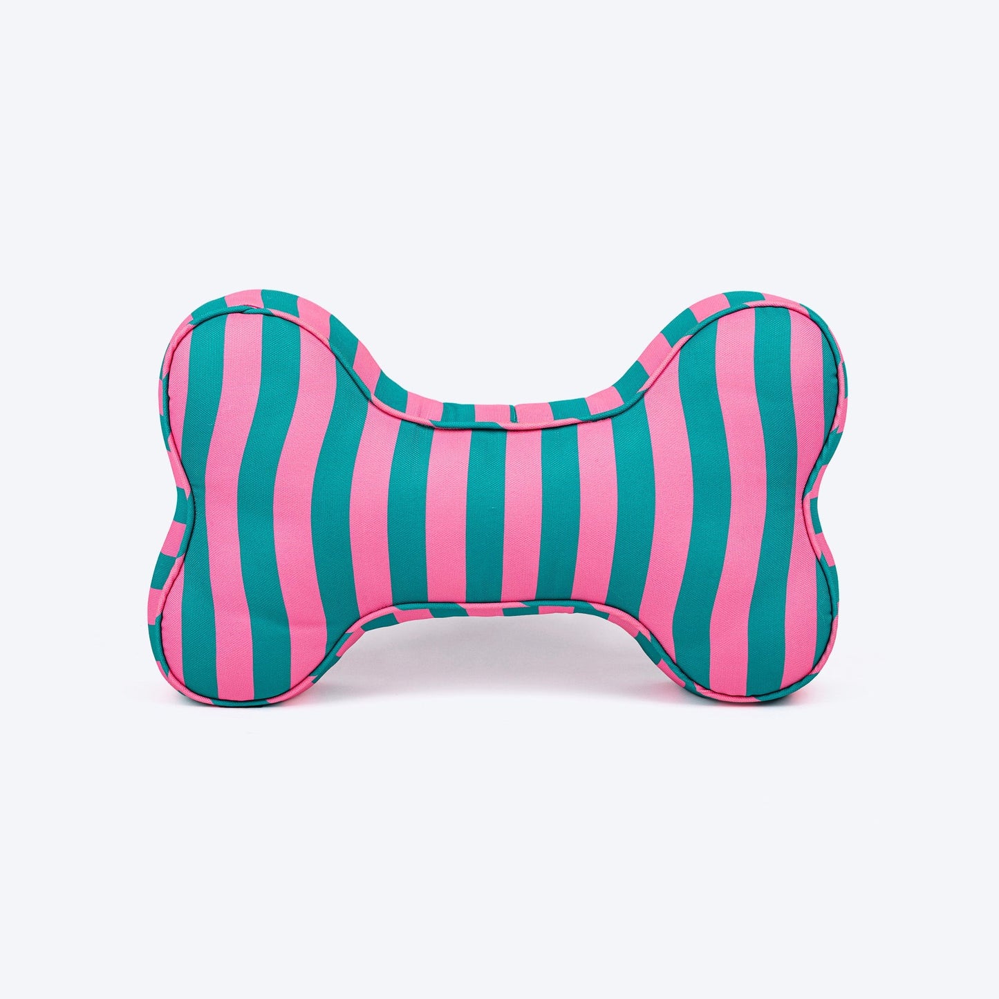 HUFT Pawsome Blossom Bone Cushion For Dog - Green & Pink