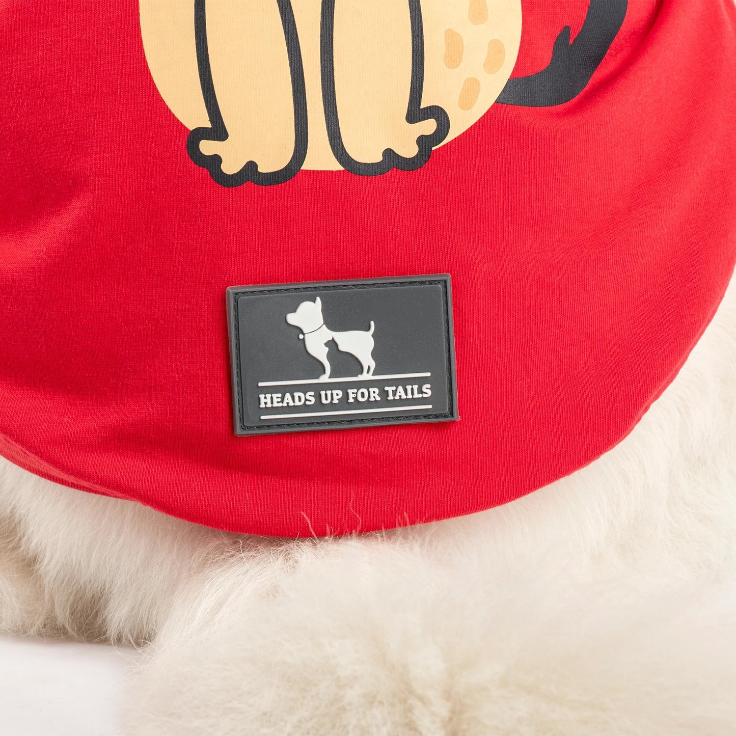 HUFT Pretty Pupper Printed T-shirt For Dog - Red