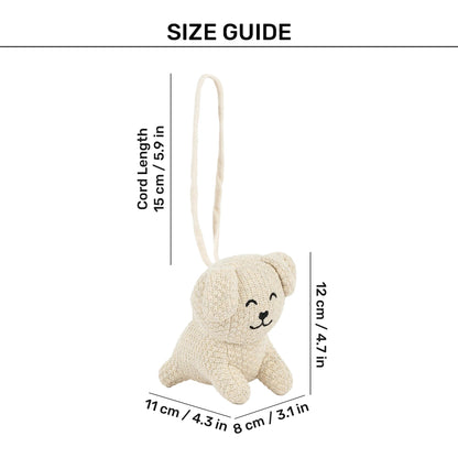 HUFT Plushi Pup Bag Charm For Pet Lovers - Assorted