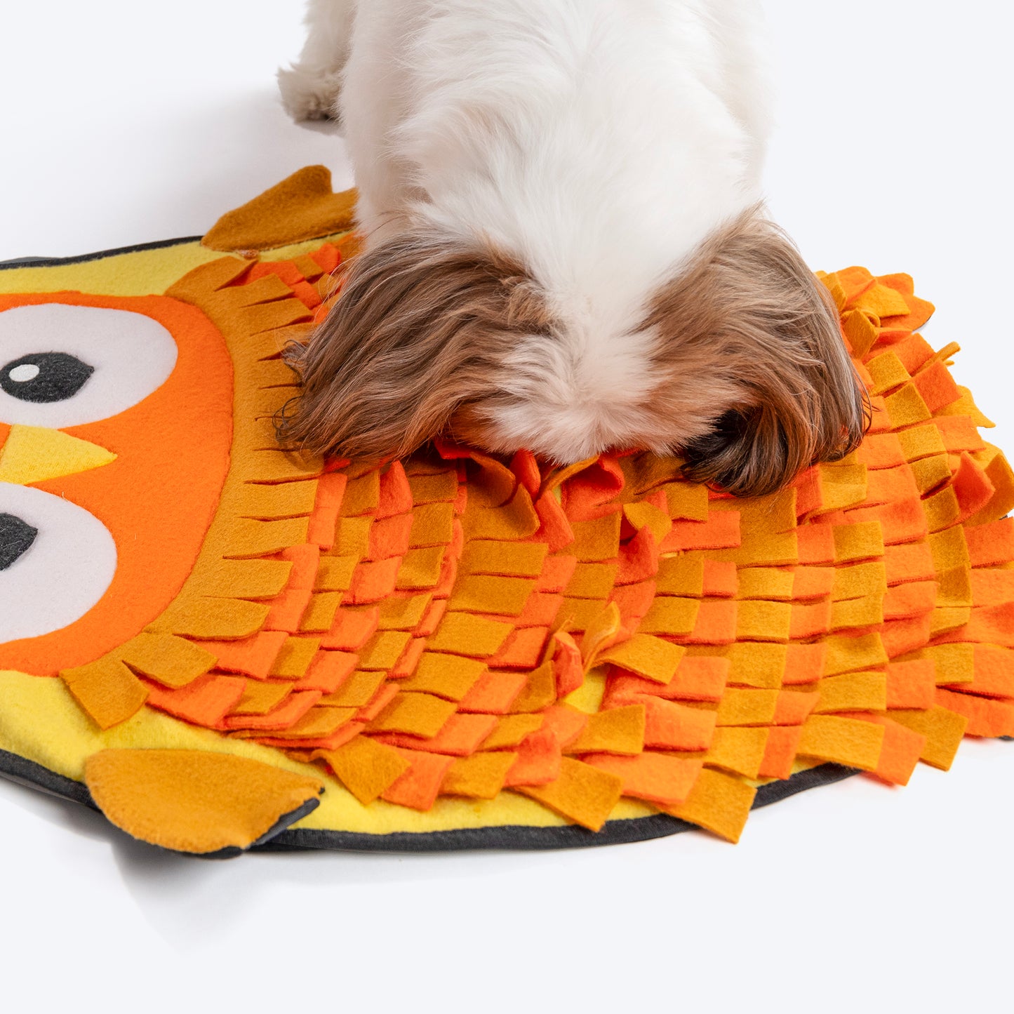 HUFT Owl Snuffle Mat For Dog - Orange