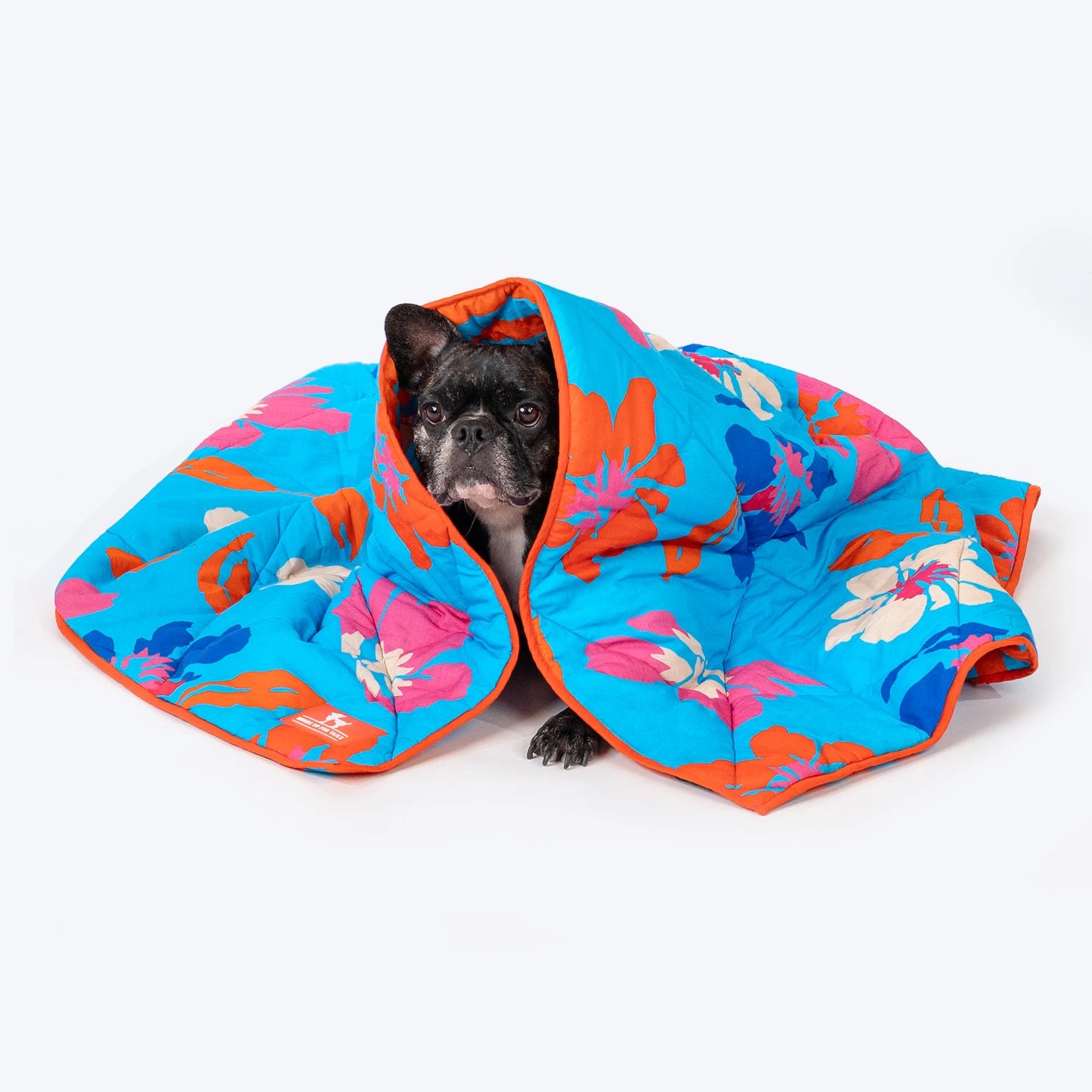 HUFT Summer Bloom Blanket For Dog & Cat - Blue