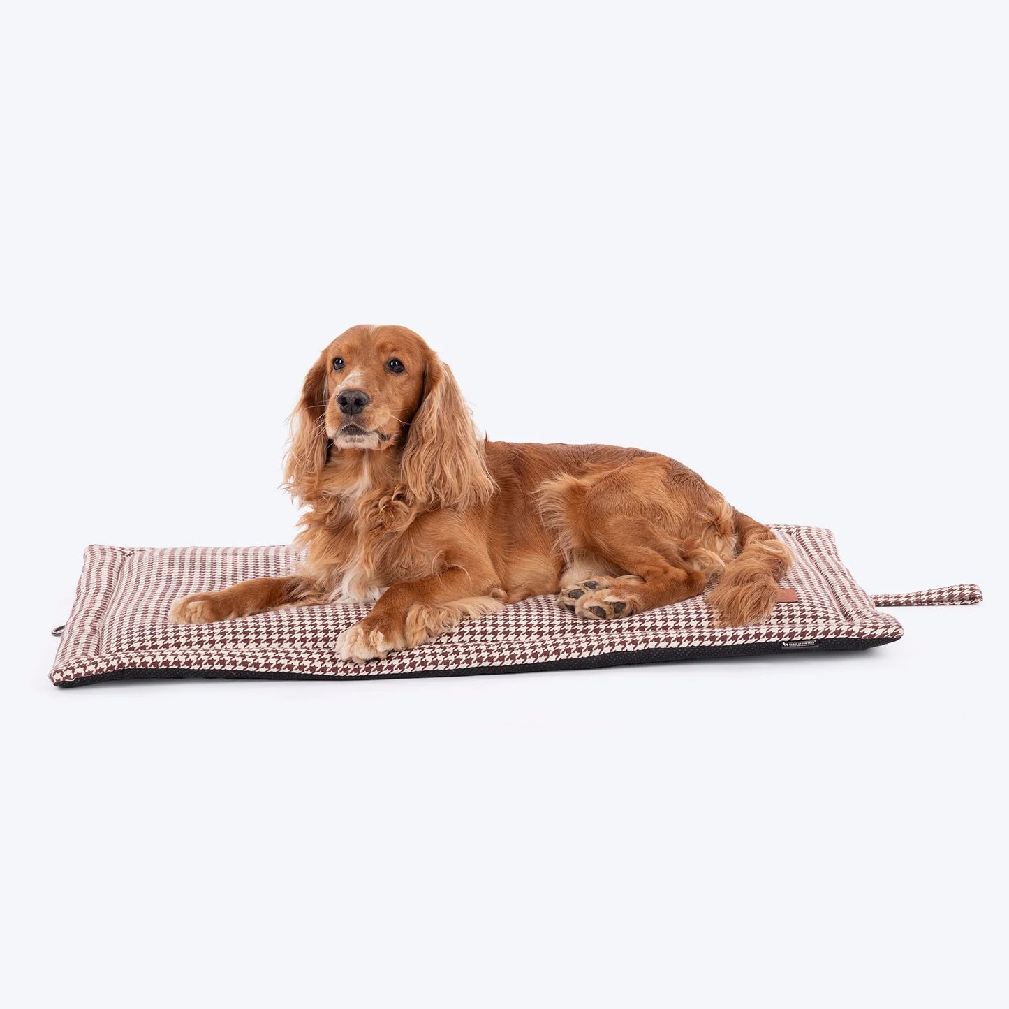 HUFT Cookie Houndstooth Mat For Dog - Brown