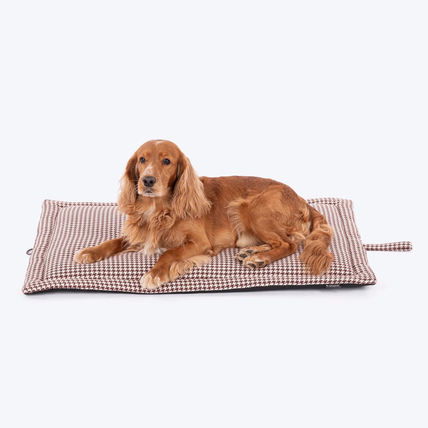 HUFT Cookie Houndstooth Mat For Dog - Brown