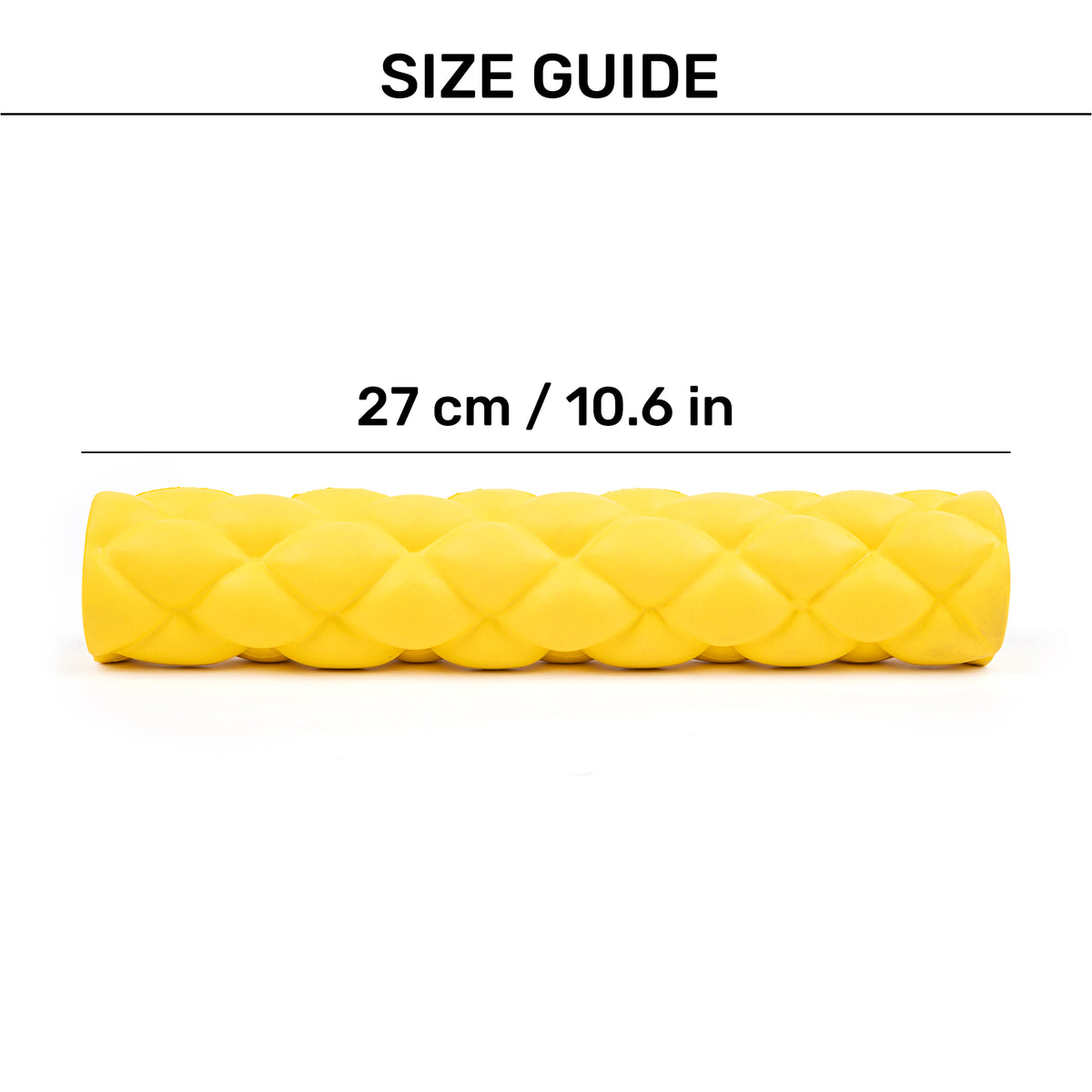 HUFT Twist-n-Chew Toy For Dog - Yellow - L