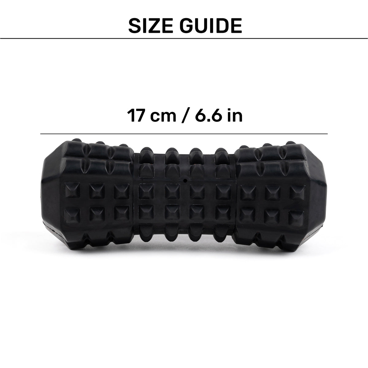 HUFT Squeak-N-Chew Toy For Dog - Black