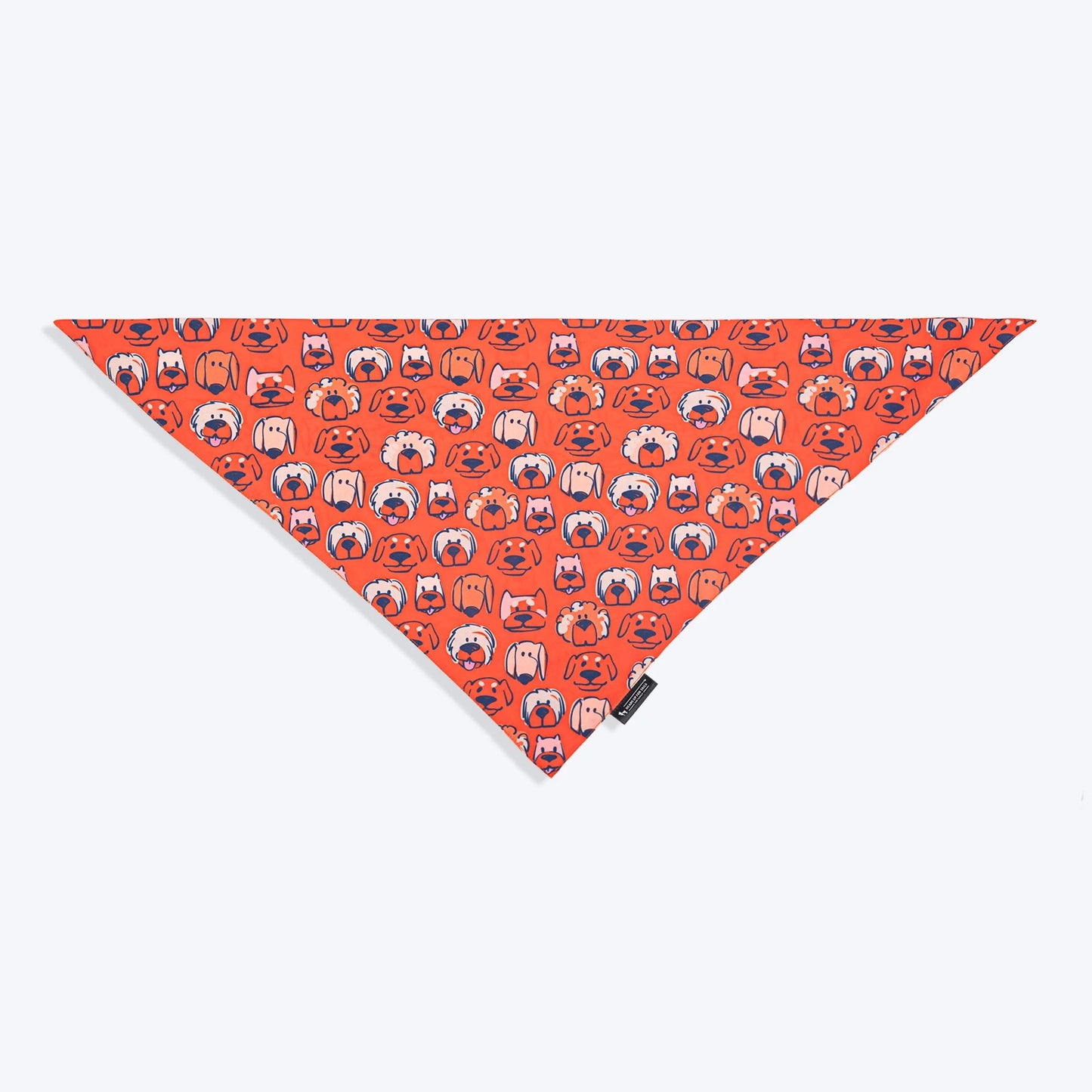 HUFT Pupper Parade Knot Bandana For Dog - Orange