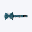 HUFT Regal Luxe Collar With Bow Tie For Dog - Green