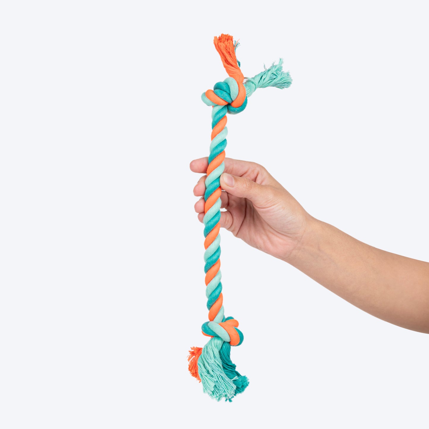 HUFT 2 Knot Rope Toy For Dog - Multicolour