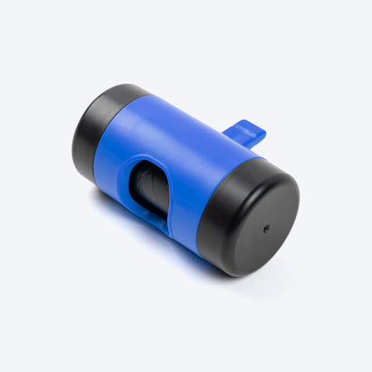 HUFT Retractable Leash With Poop Bag Dispenser For Dog - Blue