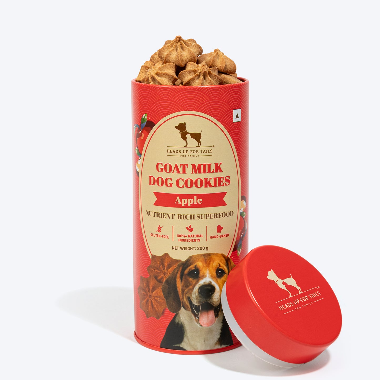 HUFT Goat Milk Cookies For Dog - Apple - 200 gm