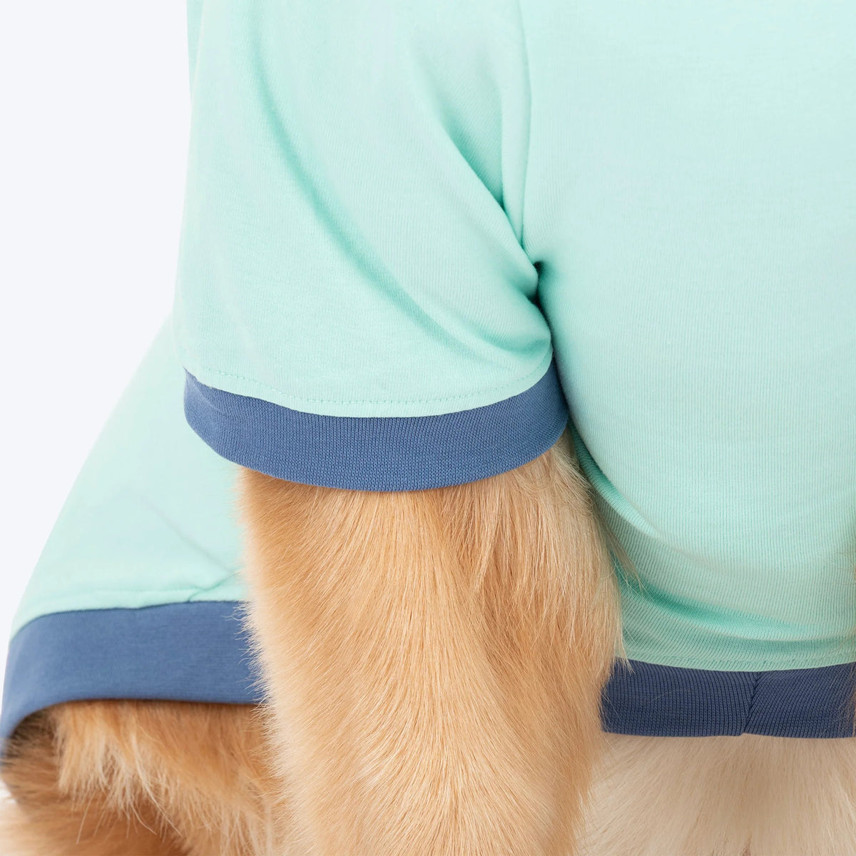HUFT Jungle Joy Printed T-Shirt For Dog - Light Mint Green