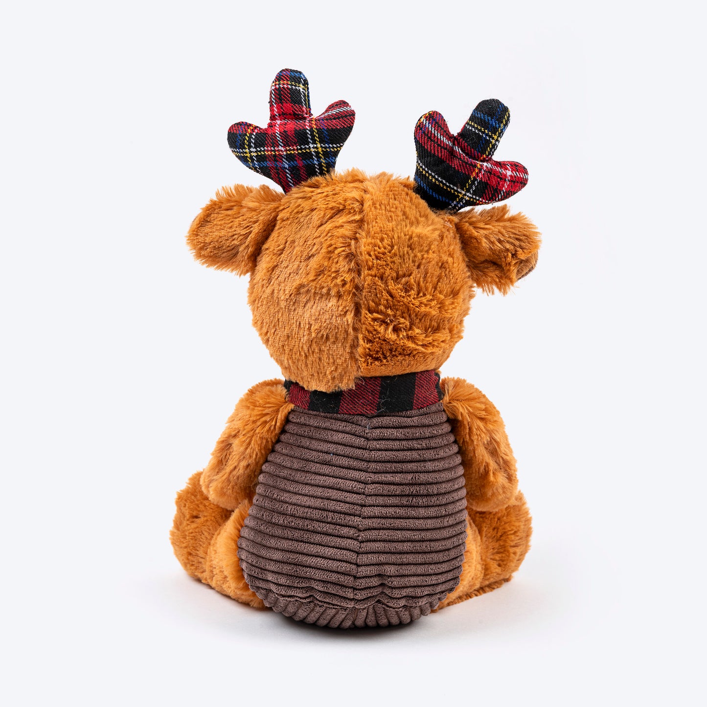 HUFT Jingle Paws Plush Toy for Dogs €“ Brown & Red - L