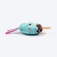 HUFT Sundae Smiles Plush Toys for Cats - Pink & Blue - Pack of 2