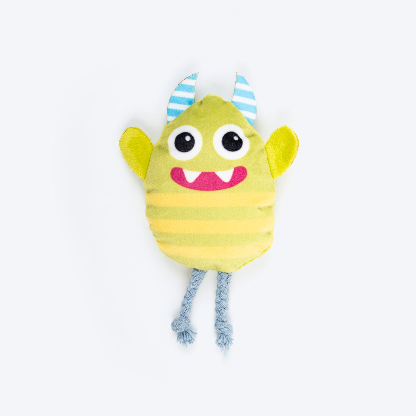 HUFT Mini Monsters Plush Toys for Cat Multicolour - Pack of 4