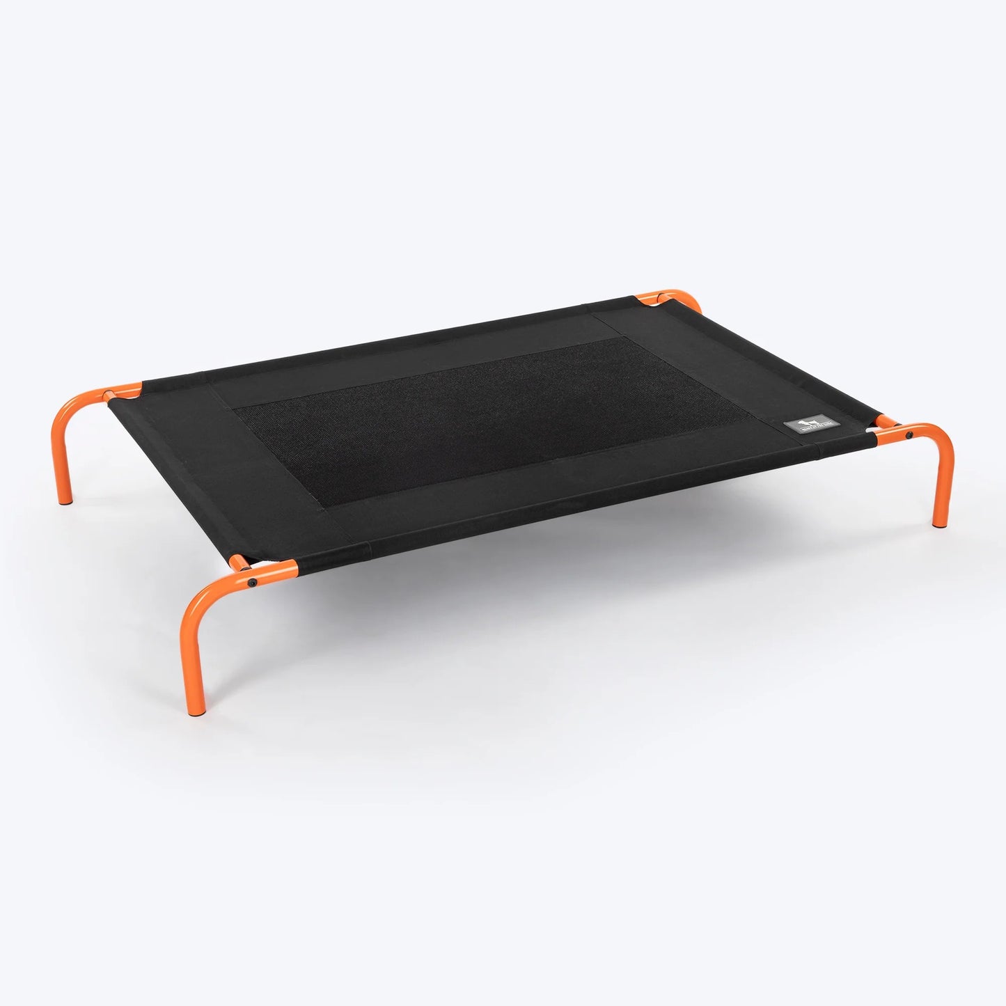 HUFT Elevated Bed For Dog - Black & Orange