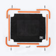 HUFT Elevated Bed For Dog - Black & Orange