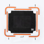 HUFT Elevated Bed For Dog - Black & Orange