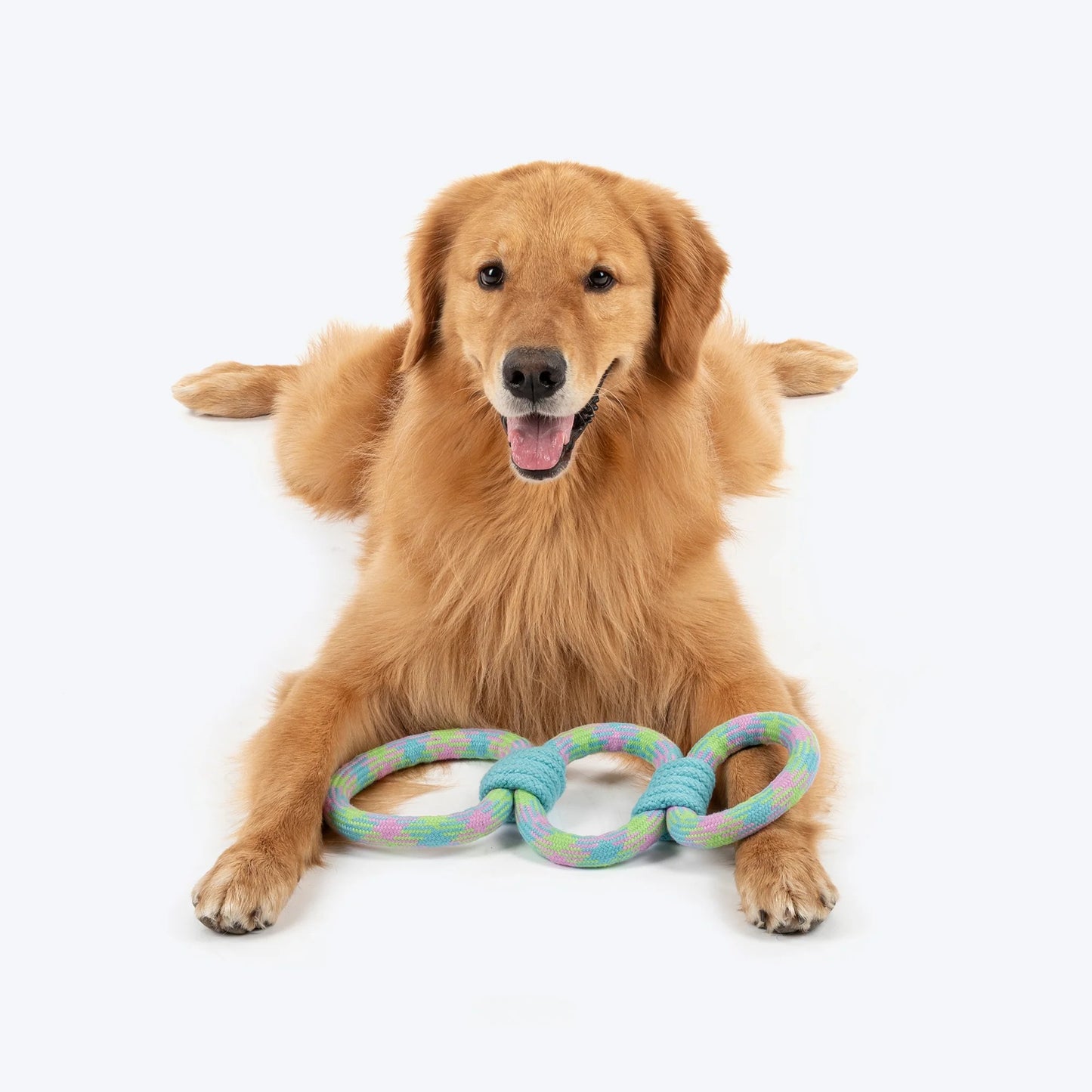 Dash Dog Triple Tugger Rope Toy For Dog - Multicolor