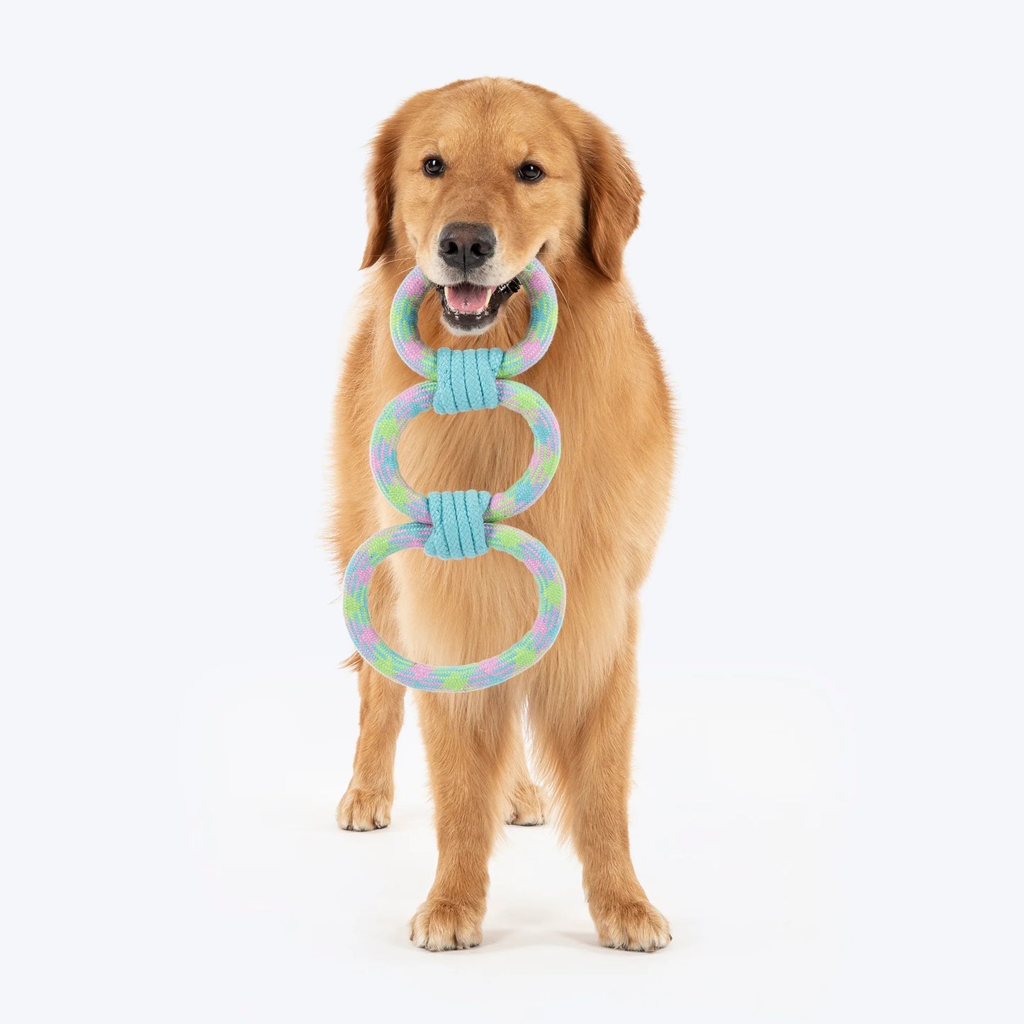 Dash Dog Triple Tugger Rope Toy For Dog - Multicolor