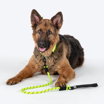 HUFT Rope Leash For Dog - Neon Green - 1.2 m