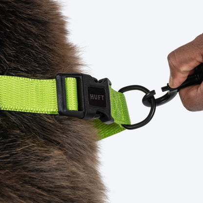 HUFT Rope Leash For Dog - Neon Green - 1.2 m